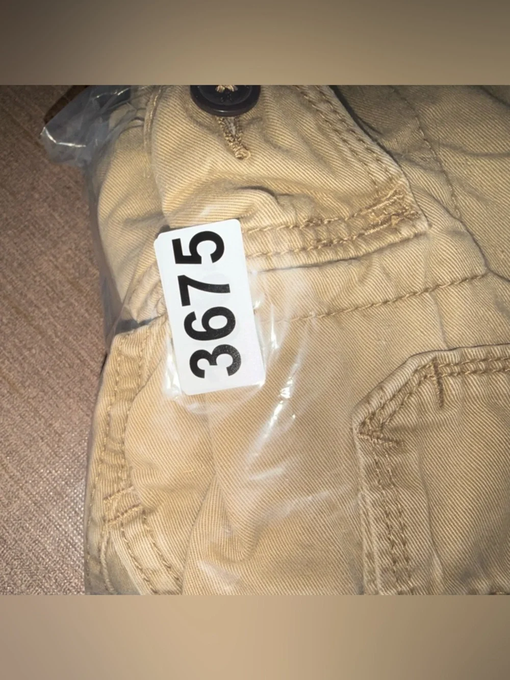 American Eagle Cargo Shorts Mens 28 tan brown 10